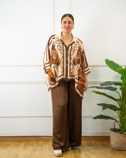 BLUSA CABALLO MARRÓN