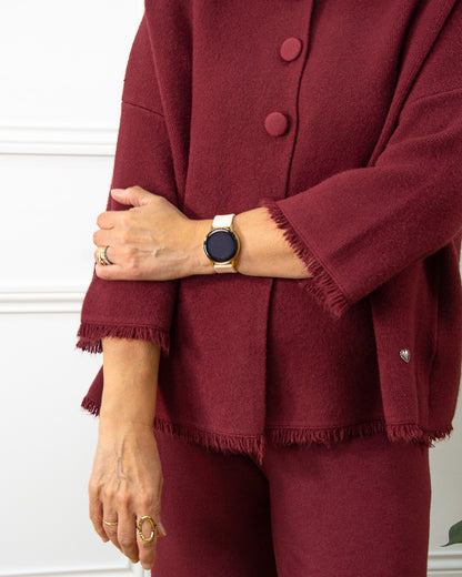 CHAQUETA AURORA GRANATE