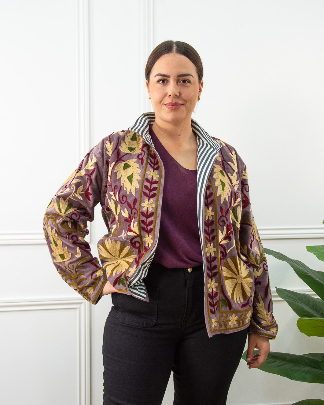 CHAQUETA SUZANI LILA