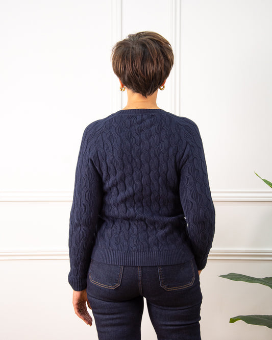 JERSEY OCHOS AZUL MARINO