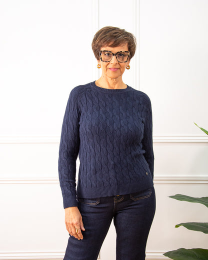 JERSEY OCHOS AZUL MARINO