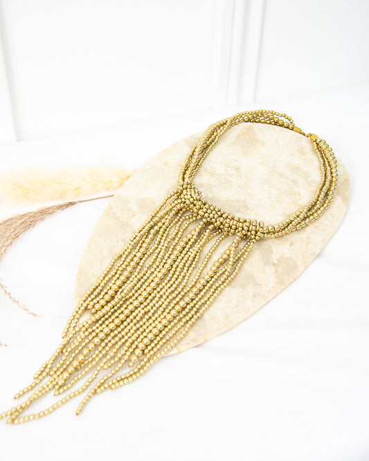 COLLAR FLECOS ORO