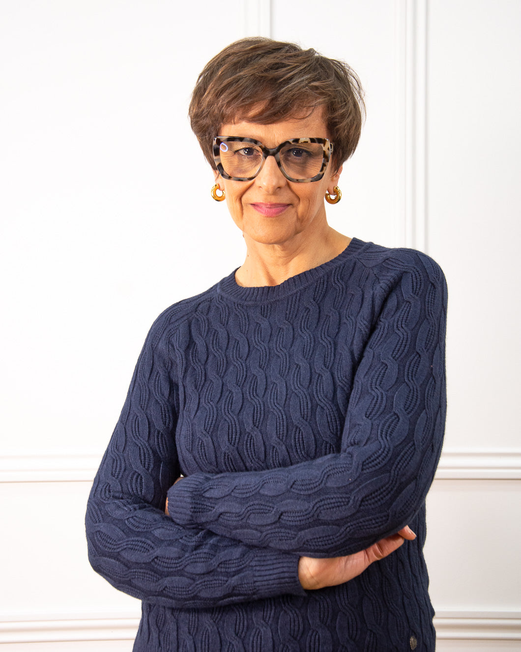 JERSEY OCHOS AZUL MARINO