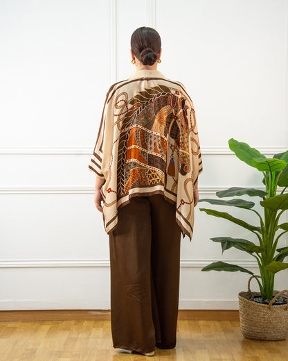 BLUSA CABALLO MARRÓN