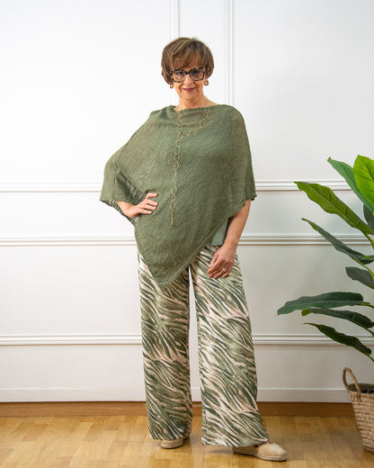 PONCHO VERANO KAKI