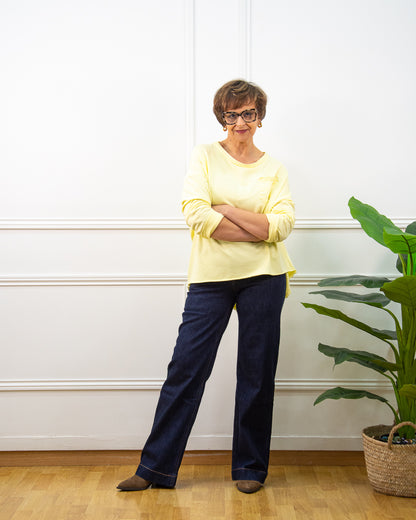 CAMISETA NINA AMARILLO