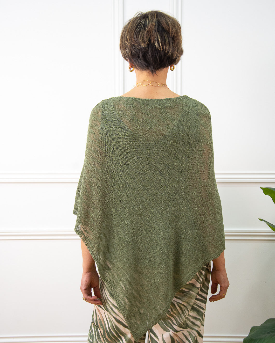 PONCHO VERANO KAKI
