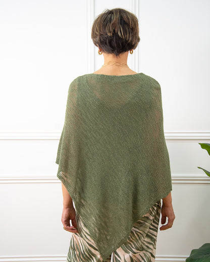 PONCHO VERANO KAKI
