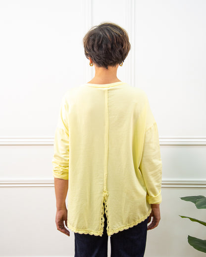 CAMISETA NINA AMARILLO