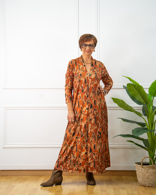 VESTIDO LIA TEJA