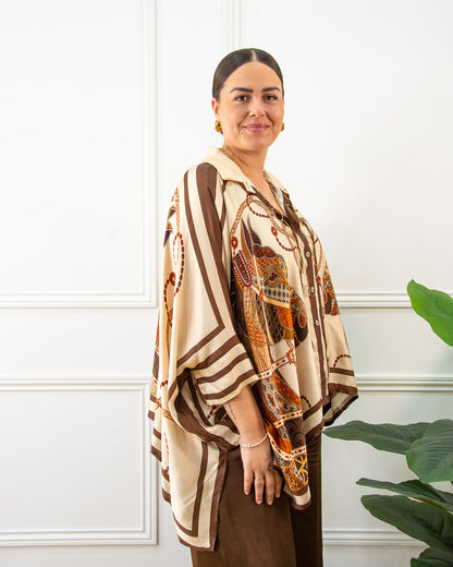BLUSA CABALLO MARRÓN