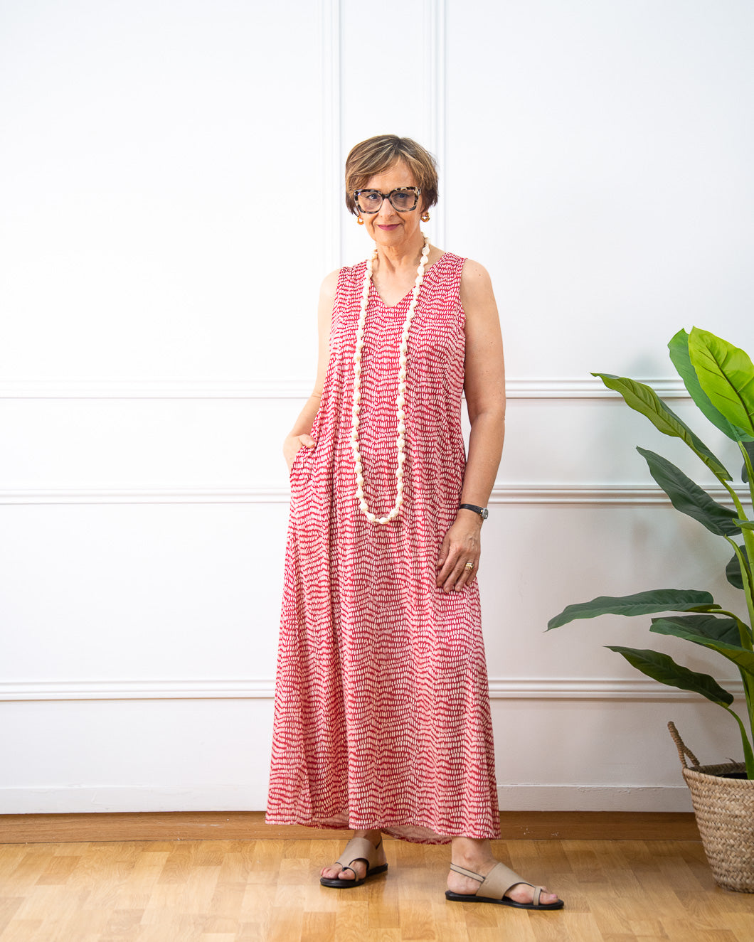 VESTIDO ELIA ROJO