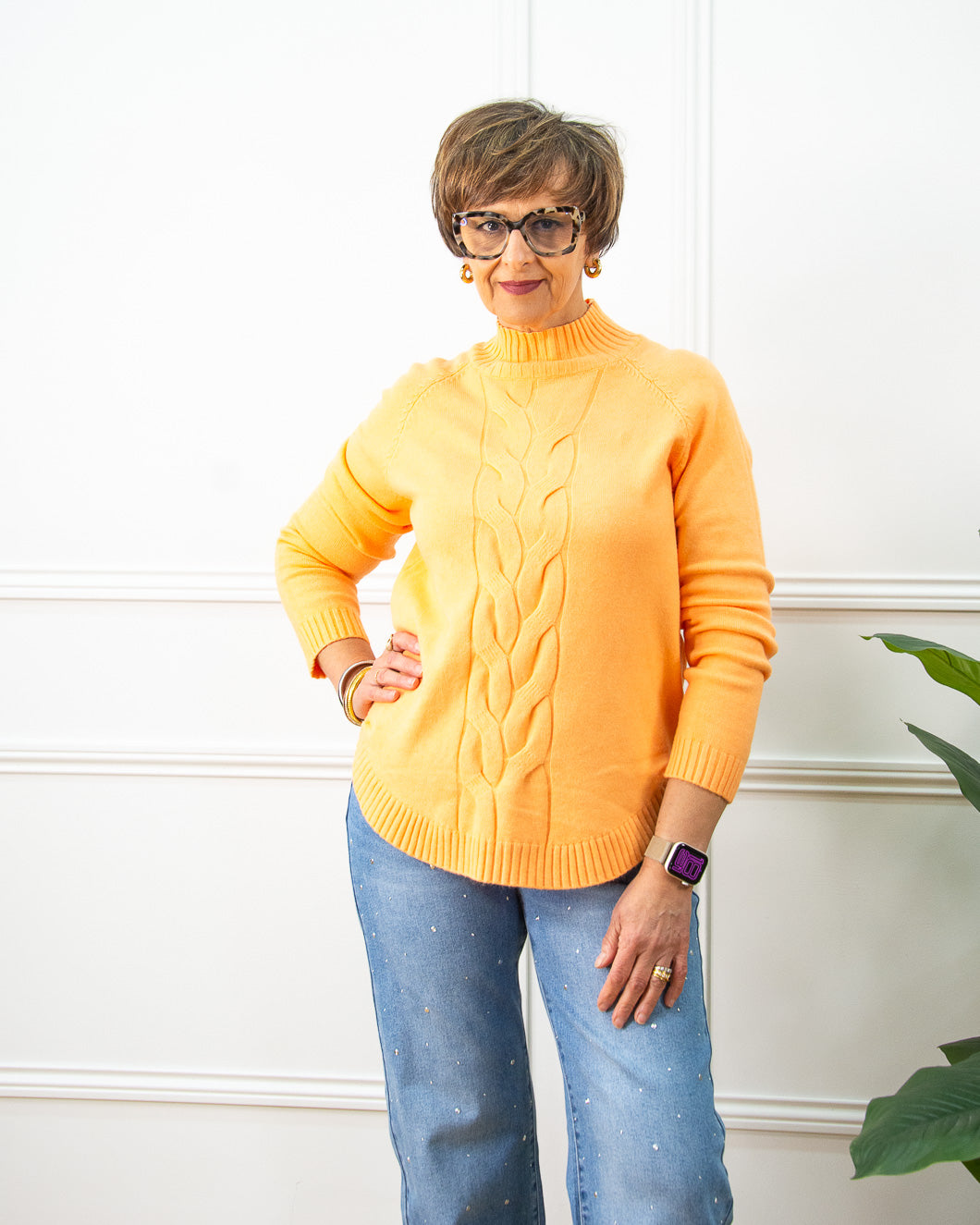 JERSEY TRENZA NARANJA