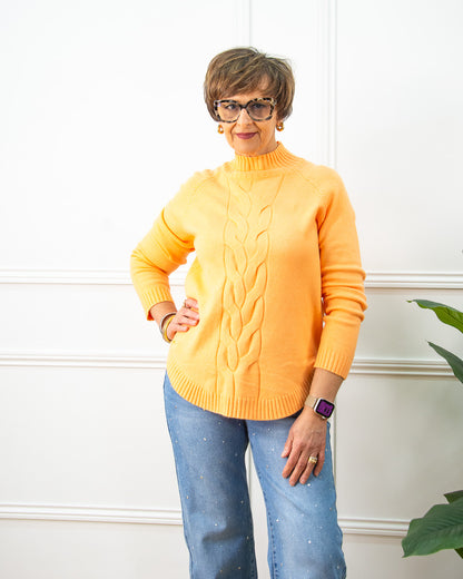 JERSEY TRENZA NARANJA