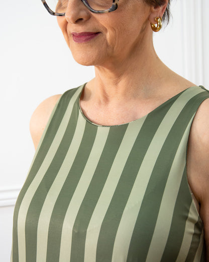 VESTIDO ARMONÍA VERDE KAKI