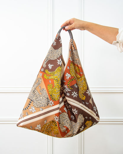 BOLSO TIGRE TRAPECIO TEJA