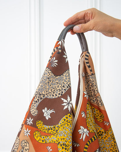 BOLSO TIGRE TRAPECIO TEJA