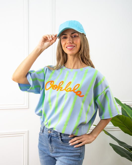 CAMISETA OHLALA AZUL
