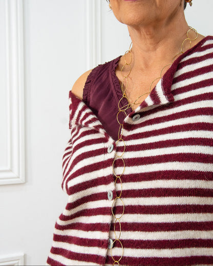 CHAQUETA NIZA GRANATE