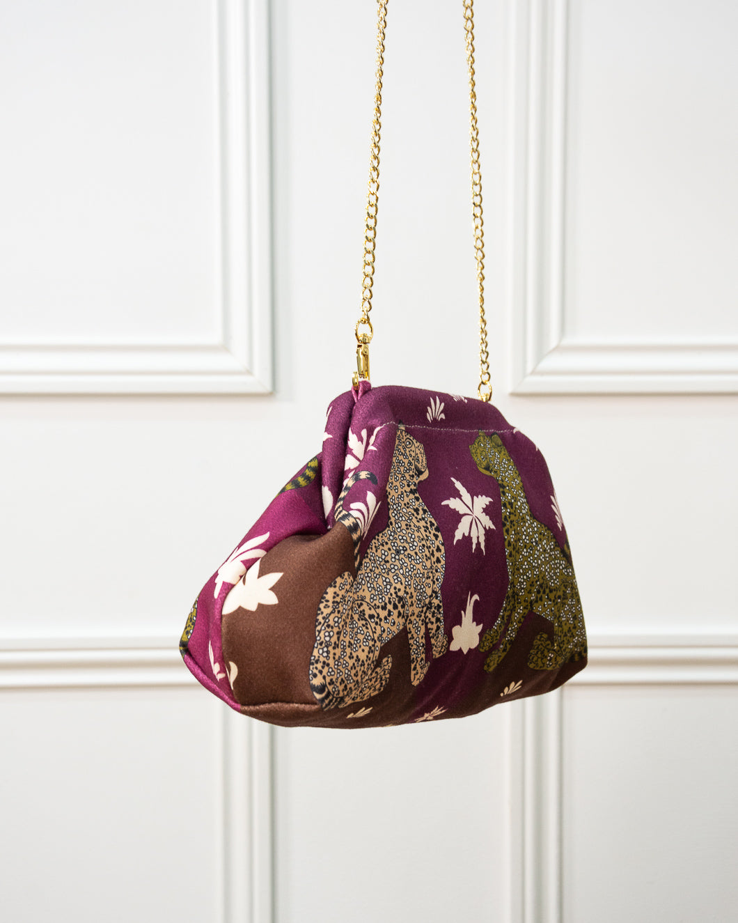BOLSO TIGRE BOQUILLA BERENJENA
