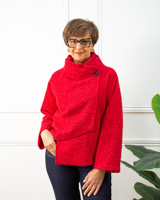 CHAQUETA ASIMÉTRICA FRESA