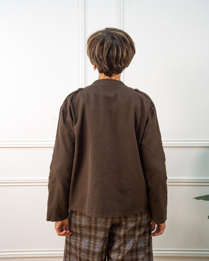 CHAQUETA NAPOLEÓNICA MARRÓN