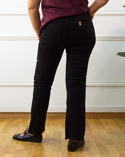 VAQUERO DESFLECADO PUSH UP NEGRO