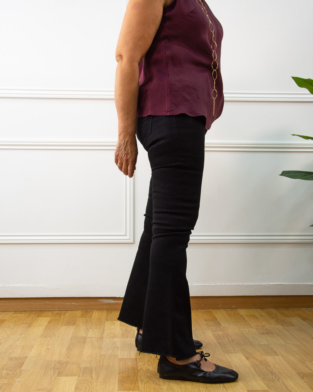 VAQUERO DESFLECADO PUSH UP NEGRO