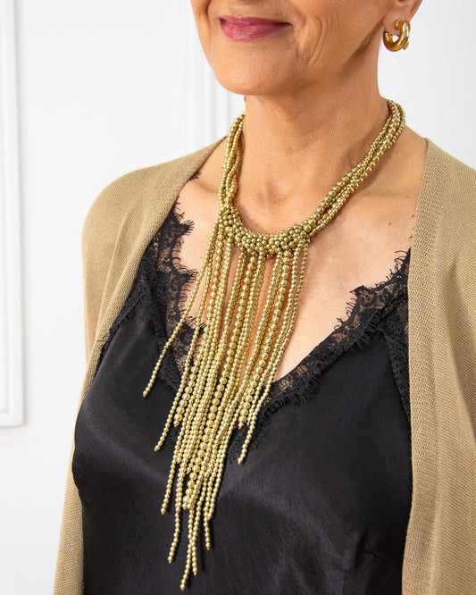 COLLAR FLECOS ORO