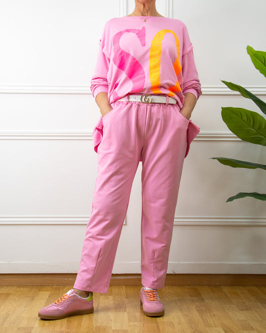 PANTALÓN CONFORT ROSA