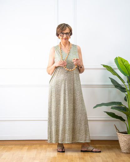 VESTIDO ELIA KAKI