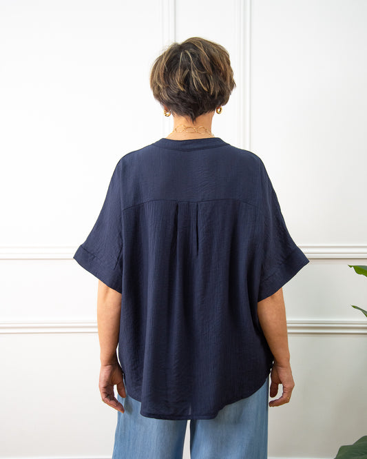 BLUSA ZOE AZUL MARINO