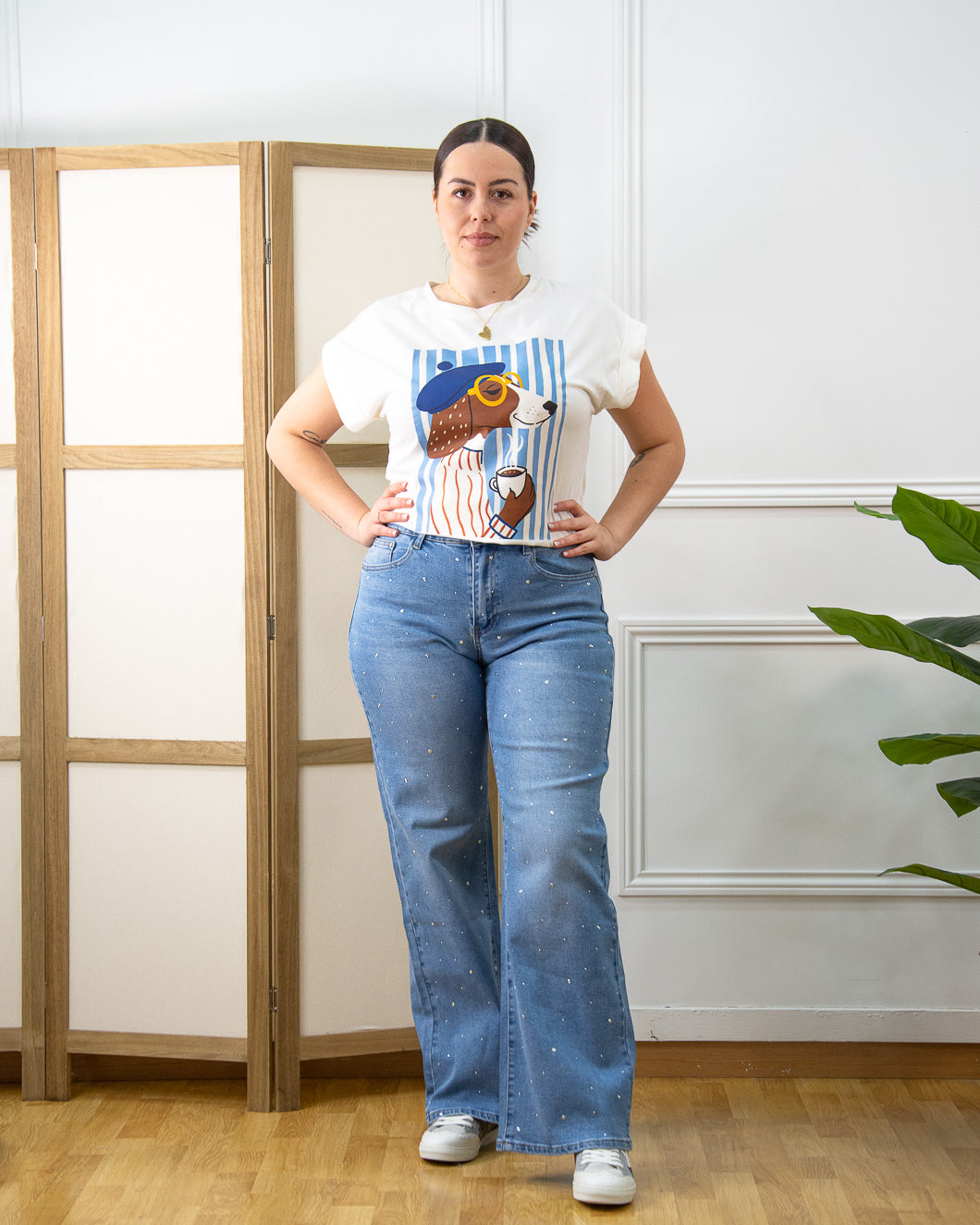 CAMISETA COFFEE BLANCO