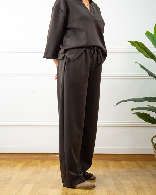 PANTALÓN CHANDALL MARRÓN