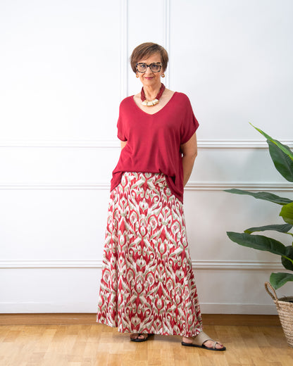 FALDA NINA FRESA