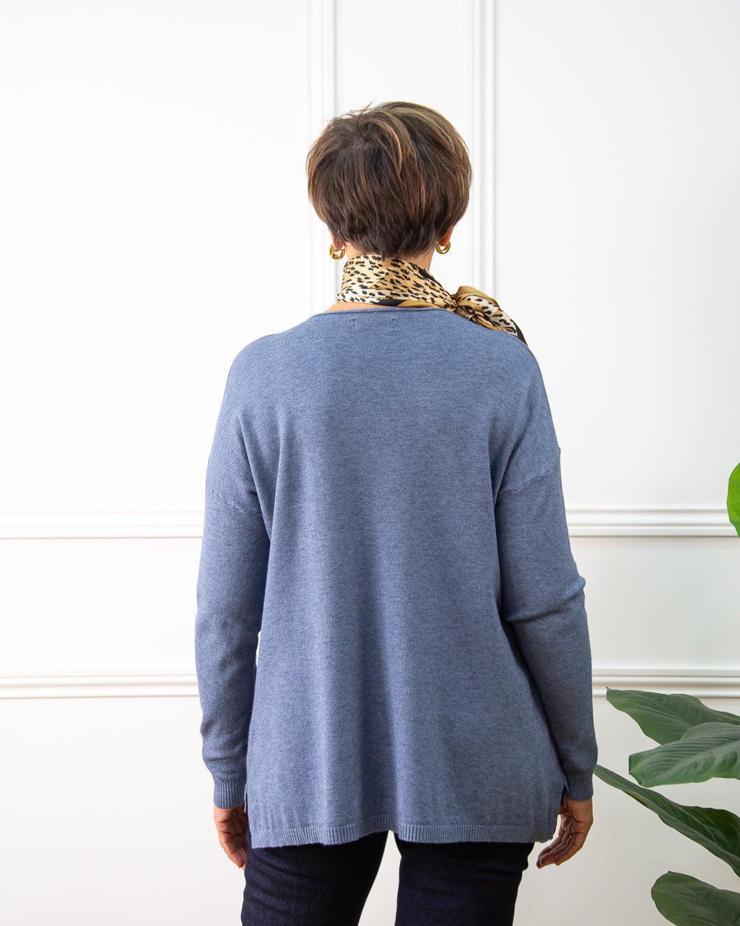 JERSEY BÁSICO AZUL VAQUERO