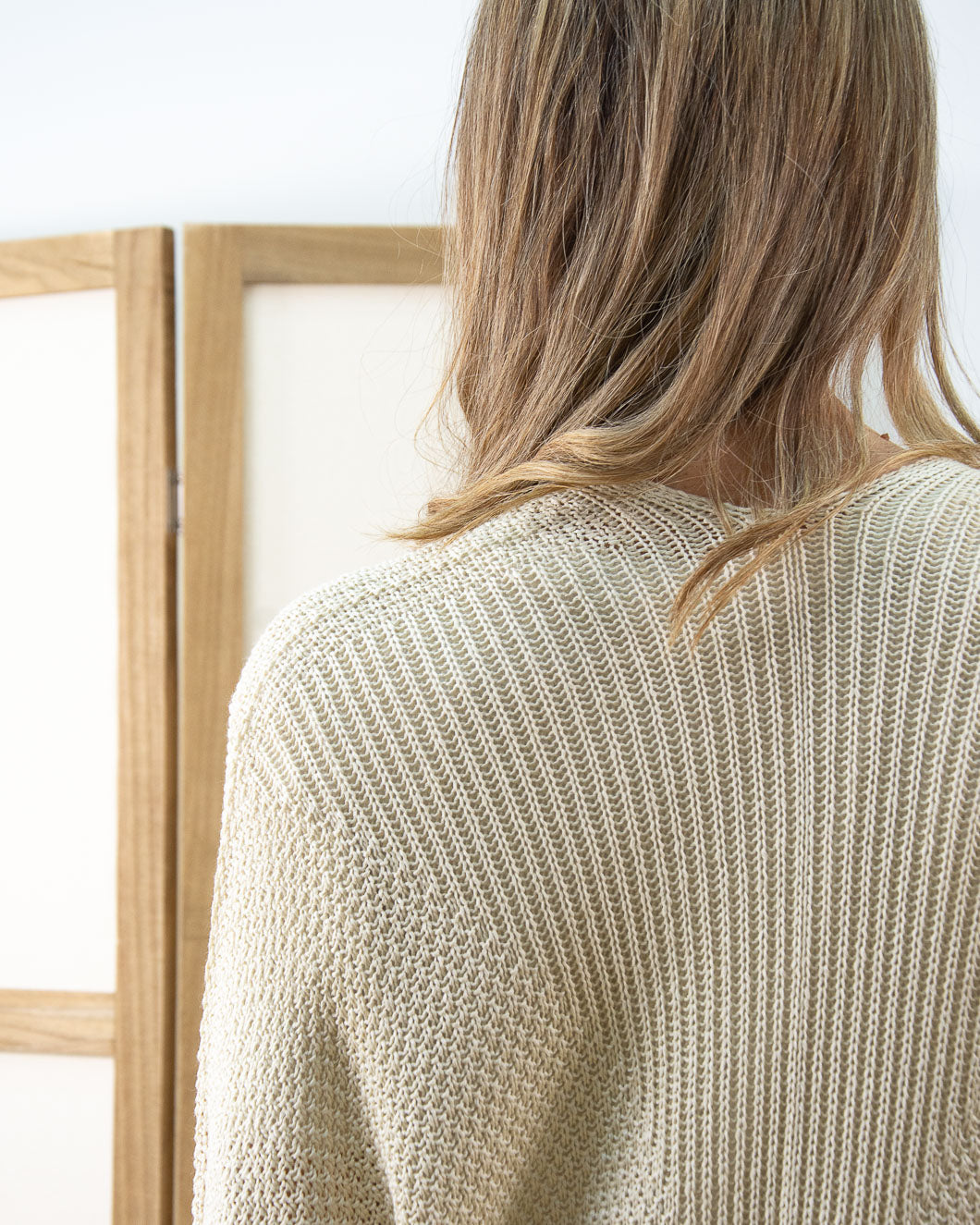CHAQUETA VIOLETA BEIGE