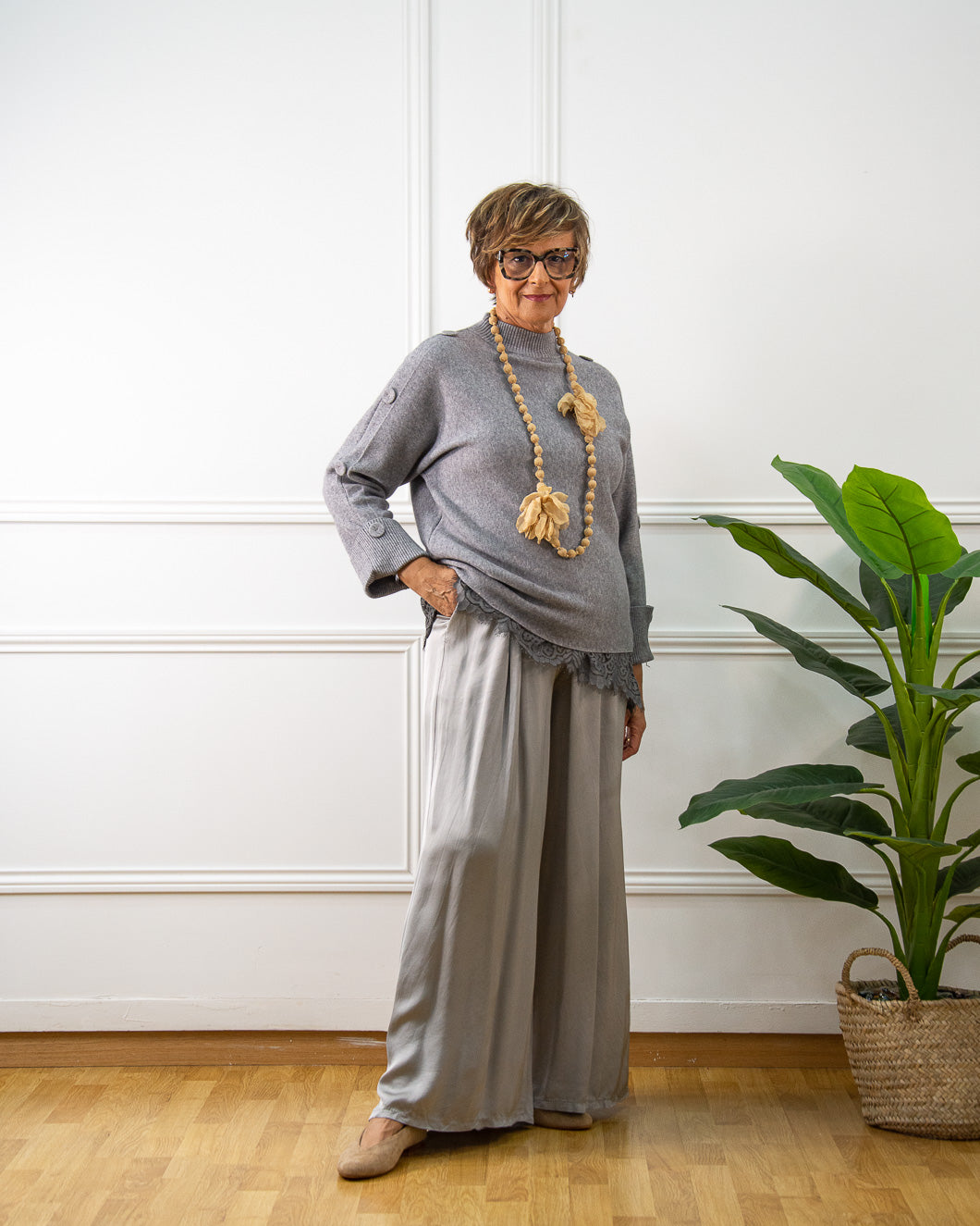 JERSEY SERENA GRIS
