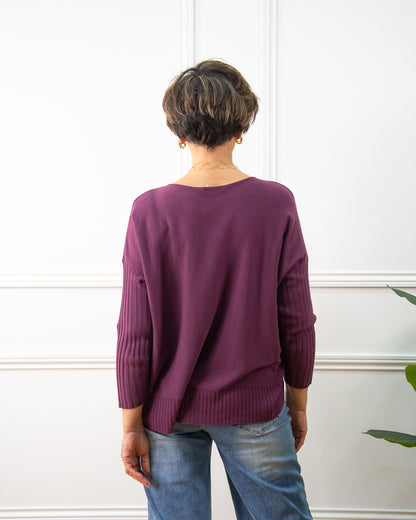 JERSEY PENNY BERENJENA
