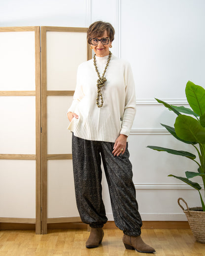 JERSEY PIRÁMIDES BLANCO ROTO