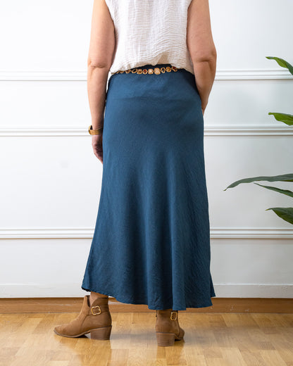 FALDA JAPAN AZUL PETRÓLEO