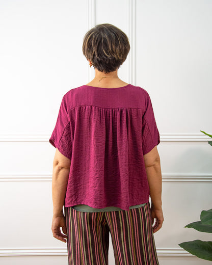 BLUSA IRIA GRANATE