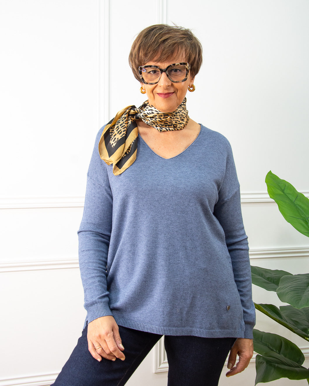 JERSEY BÁSICO AZUL VAQUERO