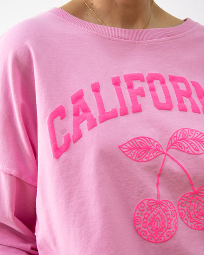 SUDADERA CALIFORNIA ROSA