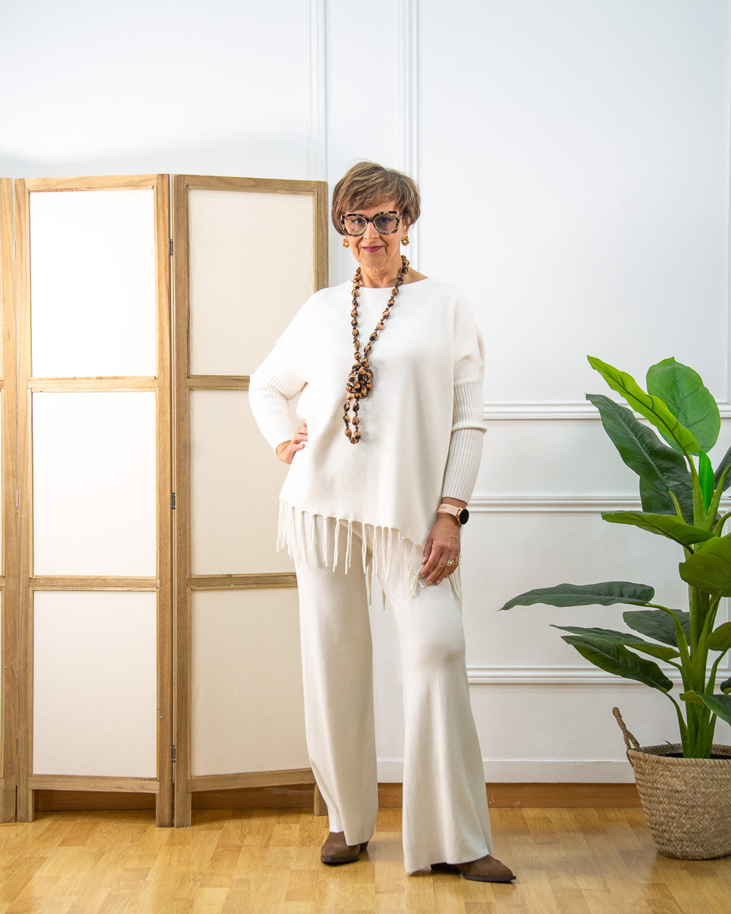 JERSEY OVER FLECOS BLANCO