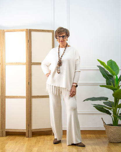 JERSEY OVER FLECOS BLANCO