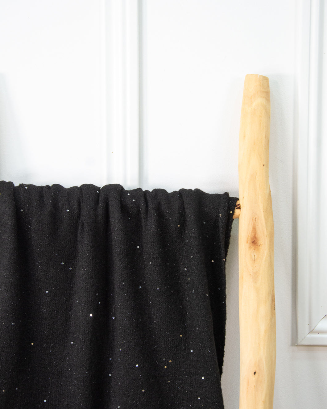 BUFANDA BRILLO NEGRO