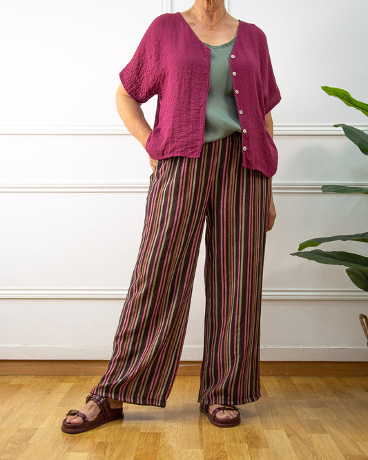 PANTALÓN INDIA GRANATE