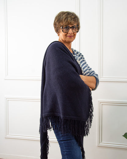 PONCHO FLECOS MARINO