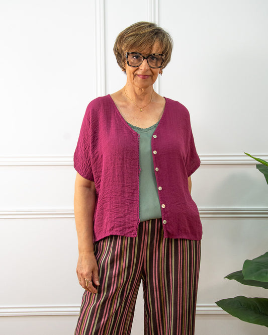 BLUSA IRIA GRANATE
